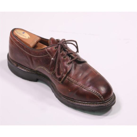 Allen Edmonds Mapleton Dark Brown Bicycle Toe Oxford Dress Shoes Men's US 8.5 D - Picture 7 of 13